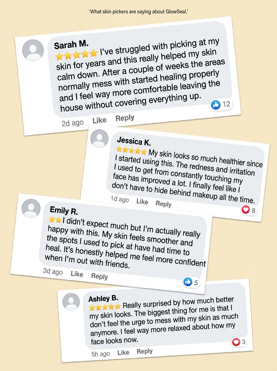 GlowSeal - Visibly Reduces Dark Marks From Skin Picking In Just 30 Days